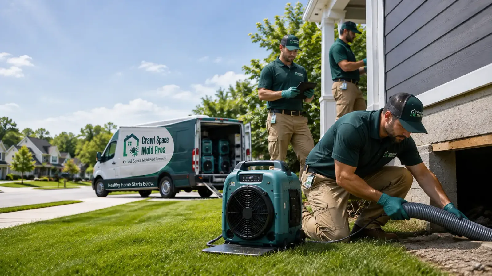 Crawl Space Mold Removal in Westport, PA